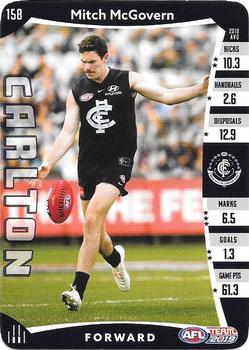 2019 AFL Team Coach #158 Mitch McGovern Front